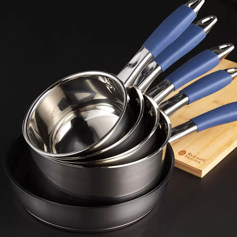 Conjunto de panelas Russell Hobbs RH01179EU, 5 peças, azul