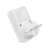 LogiLink PA0263 Ficha adaptadora com sensor crepuscular, branco, tipo F