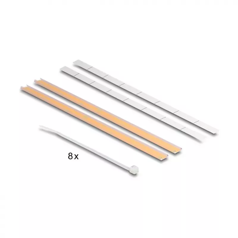 DeLOCK 67059 19 polegadas D-Type Patchpanel com alívio de tensão, 8 portas, 1HE, preto