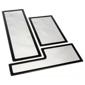 Filtro de poeira DEMCiflex 0539 para Enthoo Luxe, preto, pack de 3
