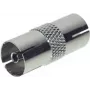 Adaptador coaxial ShiverPeaks 82030-M Full Metal CE, conector coaxial ficha para conector fêmea