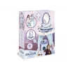 Penteadeira Smoby Frozen 2 em 1 azul roxo 3 a 6 anos
