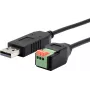Cabo serial USB para RS-485 Exsys EX-13009 1,0 m, chipset FTDI