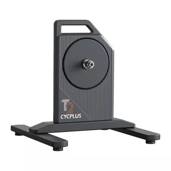 Rolo de treino inteligente para bicicleta Cycplus T2H — rolo de ciclismo de interior, design wheel-on, controlo de resistência interativo