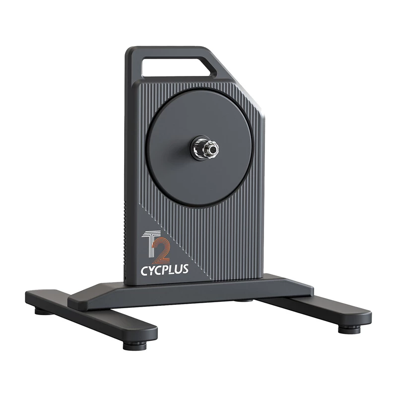 Rolo de treino inteligente para bicicleta Cycplus T2H — rolo de ciclismo de interior, design wheel-on, controlo de resistência interativo