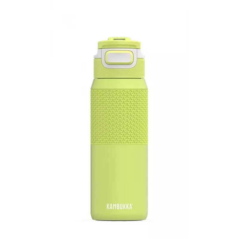 Garrafa isotérmica Kambukka Elton Mojito 750 ml, verde, tampa de fecho, pega, sem BPA
