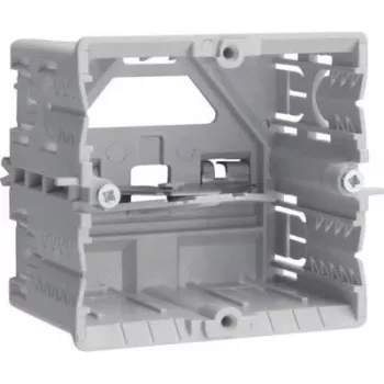 Hager Canalete de peitoril Dado Caixa de encastrar para aparelhos (C x L) 71 mm x 65 mm GLT5000 1 unid. cinzento-claro (GLT5000)