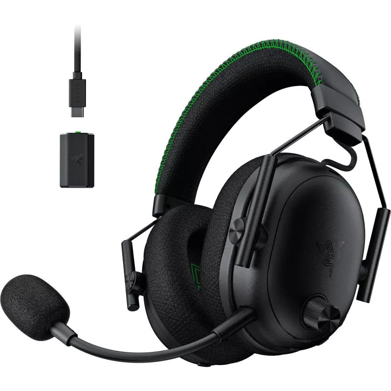 BlackShark V3 Pro para Xbox, Headset de gaming preto, ANC, dongle 2,4 GHz, Bluetooth, USB, jack 3,5 mm