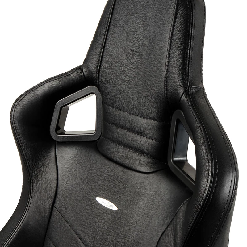 Cadeira gaming noblechairs EPIC Pele genuína - Preto
