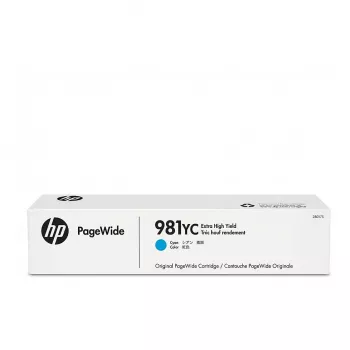 Tinteiro HP 981YC Extra High Yield ciano L0R17YC 16000 páginas