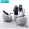 Powerbank portátil usams PB80 10000mAh 20W PD branco