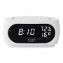 Adler AD 1186W despertador digital preto, branco