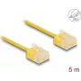 Cabo de rede DeLOCK RJ45 Cat.6 UTP 5 m amarelo