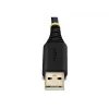 StarTech.com cabo adaptador USB para série de 2 portas de 2ft (60cm), parafusos/porcas DB9 substituíveis, retenção COM, USB-A para DB9 RS232, FTDI, proteção ESD nível 4, Windows/macOS/ChromeOS/Linux – construção robusta em TPE