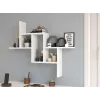 Estante suspensa FIESTA 85x15x73,5 cm, branco