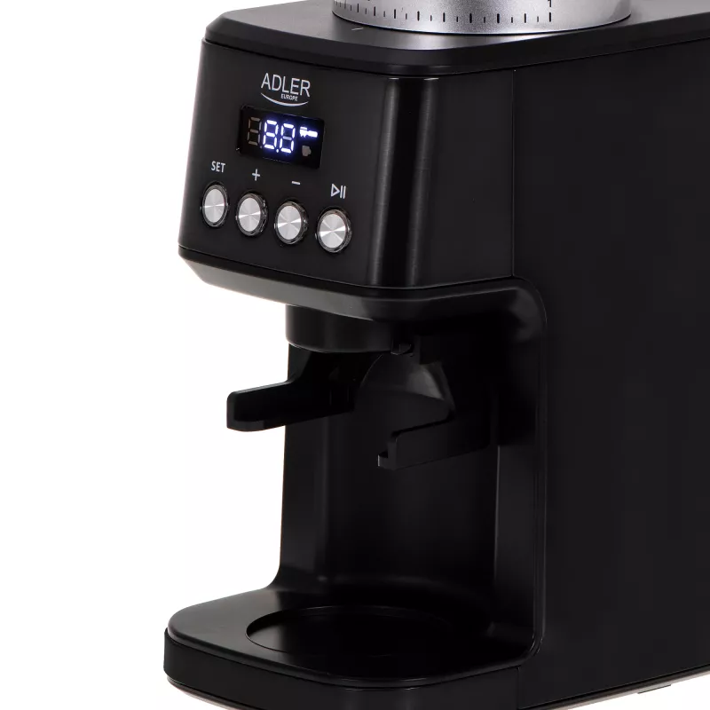 Moinho de café cónico Adler | AD 4300 | 180 W | Capacidade de grãos 300 g | Preto