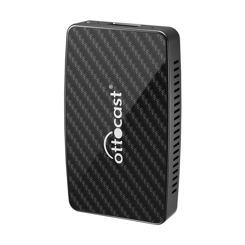 Adaptador CarPlay/Android Ottocast CA400-S – 4-em-1: CarPlay e Android Auto sem fios, Apple CarPlay e Android Auto com fios, preto