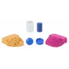 Areia cinética Wonder Factory Never Dry Sand Bag, laranja vermelho