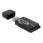 Leitor de cartões DeLOCK Mini USB 2.0 com slot SD e micro-SD