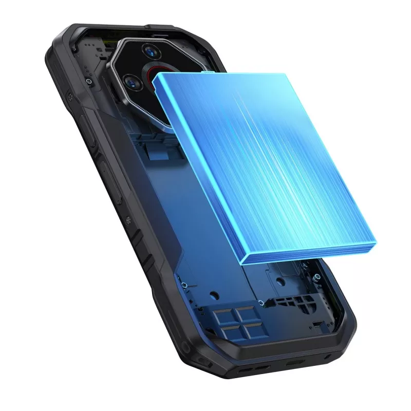 Ulefone Armor X32 Pro 5G smartphone, 5,65 polegadas, 8 GB RAM, 256 GB, IP69K, Android 14, Future Black
