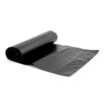 Sacos do lixo, 60 l/10 unid., LDPE, 20 mícron, preto