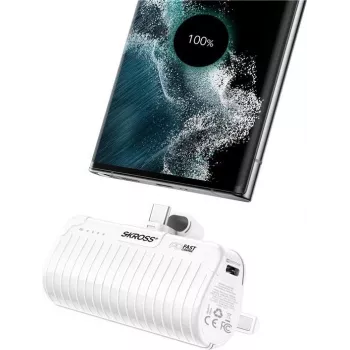 SKROSS Power Stand 18,5 W 5000 mAh - powerbank e suporte para smartphone em (SKPB0003RPSCN)