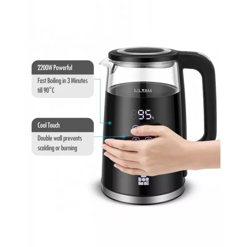 Chaleira elétrica Forme FKG-4017 1,7L 2200W Preto