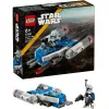 LEGO Star Wars Captain Rex Y-Wing Microfighter Peça de colecionador – Brinquedo de nave espacial das Guerras Clônicas com uma minifigura de personagem para meninos a partir dos 6 anos