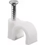 Abraçadeira para cabo, branca - Diâmetro máx. do cabo 6,0 mm