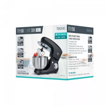 Robot de cozinha TEESA EASY COOK Single preto TSA3545-B 1000W 4L