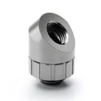 BitsPower Artemis – conector rotativo de 45°, angular – cinzento platina
