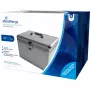 Caixa MediaRange BOX75 para 200 discos prateado