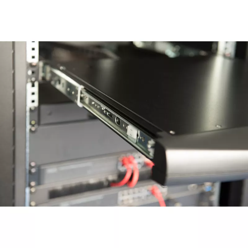 Consola KVM LCD 19 polegadas DIGITUS DS-72211-5US, 16 portas Cat 5, 1366x768, teclado US International
