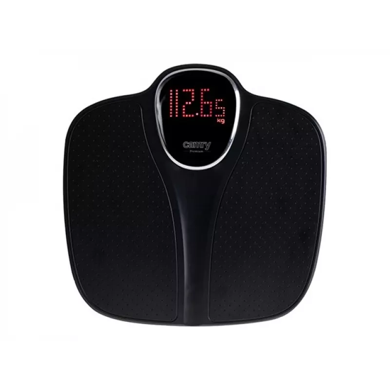 Balança de casa de banho Camry CR 8171b – capacidade máxima 180 kg, precisão 50 g, medição de IMC, preto