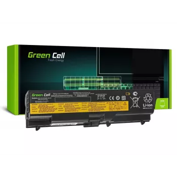 Bateria Green Cell LE05 para Lenovo ThinkPad T410 T420 T510 T520 W510 Edge 14 15 E525 — 11,1V 4400mAh Li-Ion, 6 células, preta