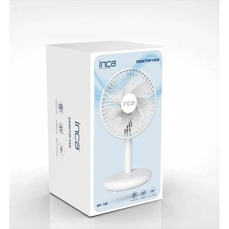 Ventilador nebulizador portátil Inca IMF-14B branco