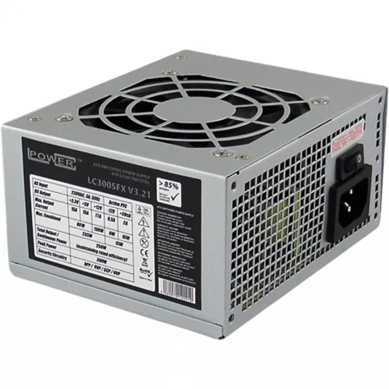 Caixa para computador LC-Power LC-1400MI-300SFX Micro Tower preto