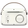 Rádio portátil SAVIO RS-02 — sintonizador FM analógico, Bluetooth 5.3, alimentação USB, 3 W, branco
