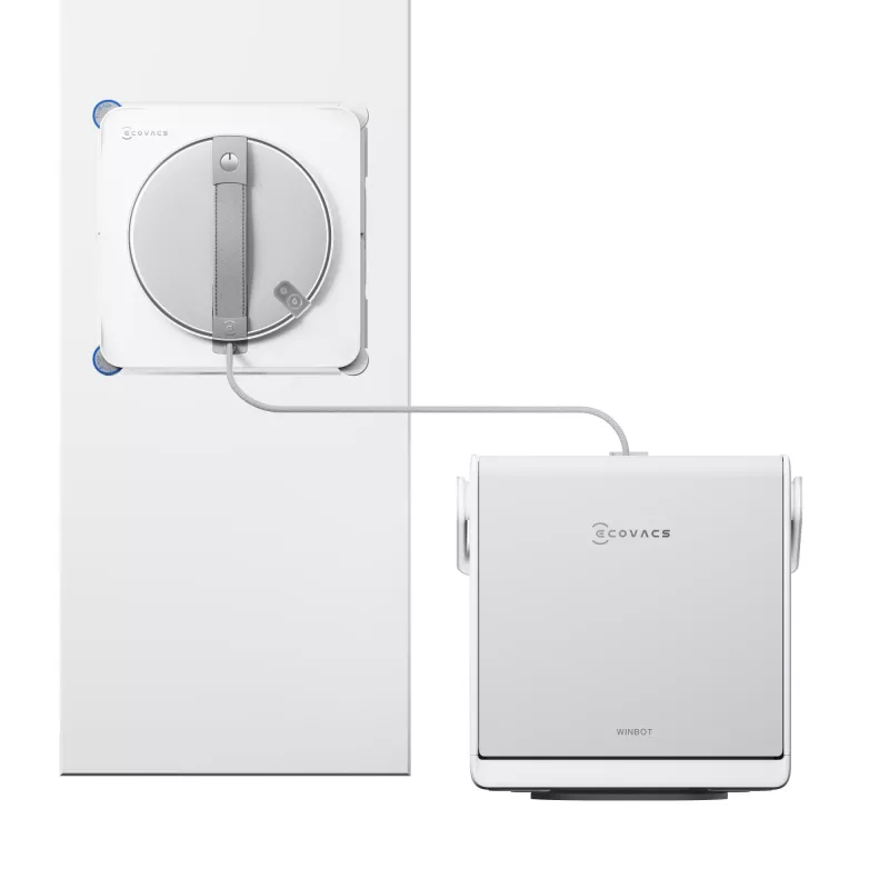 Robô de limpeza de vidros Ecovacs Winbot W2S Omni branco cinzento WG893-12 WG89312 (WG893-12)