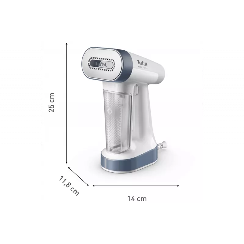 Limpa-vapor portátil Tefal DT8722E0, 1800 W, depósito de água 0,18 L