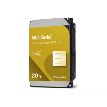 WD Gold WD203KRYZ - Disco rígido - Enterprise - 20TB - interno - 3,5 (8,9 cm) - SATA 6Gb/s - 7200 rpm - Cache: 512MB (WD203KRYZ)