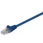 Wentronic Goobay Cabo de rede CAT 5e, U/UTP, azul, 0,5 m - mistura de cobre CCA (68335)