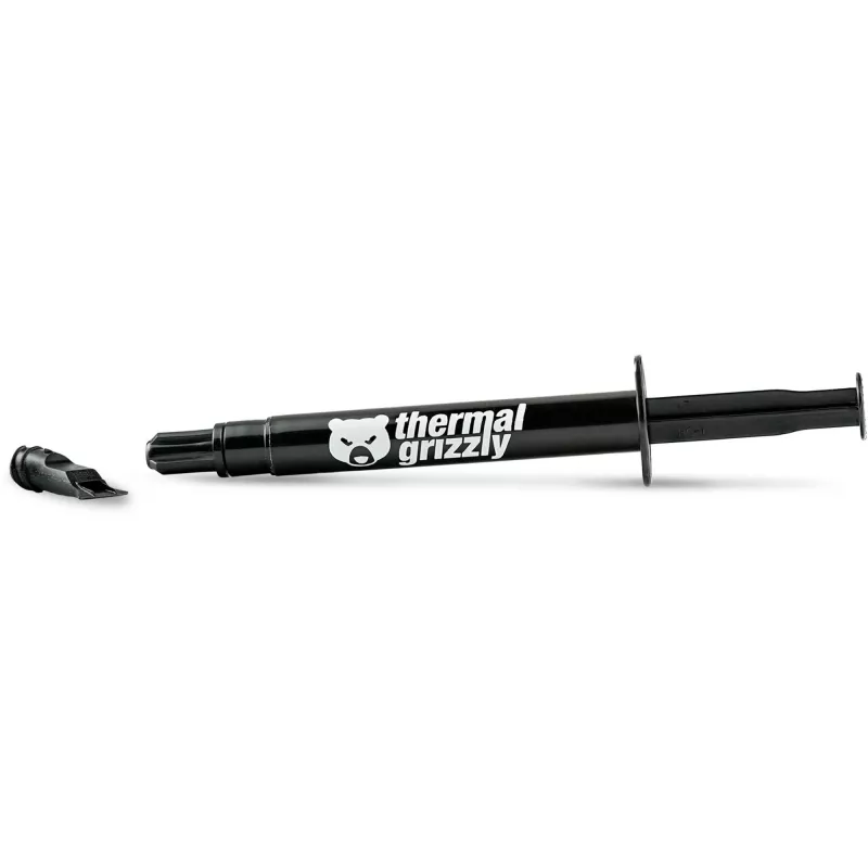 Thermal Grizzly | Pasta térmica Aeronaut 1,5ml/3,8g | Condutividade térmica: 8,5 W/mK; Resistência térmica: 0,0129 K/W; Condutividade elétrica*: 0