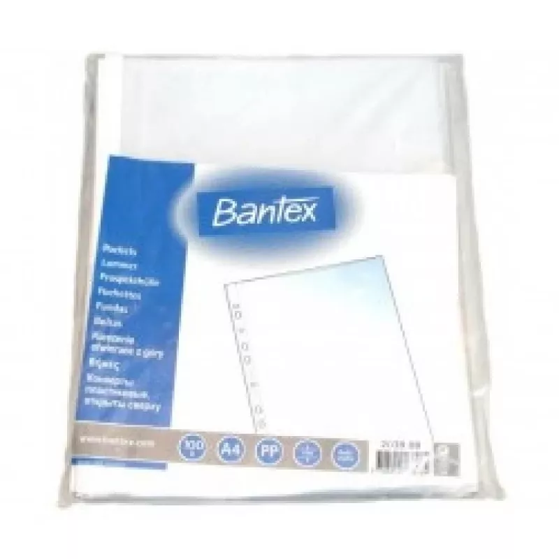 Capas de documentos Bantex Maxi 0809-203 A4, 100 µm mate, pack para proteção de documentos