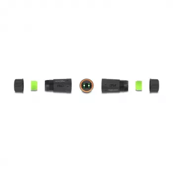 Conector de cabo de fibra ótica DeLOCK SC Duplex fêmea para SC Duplex fêmea APC IP68
