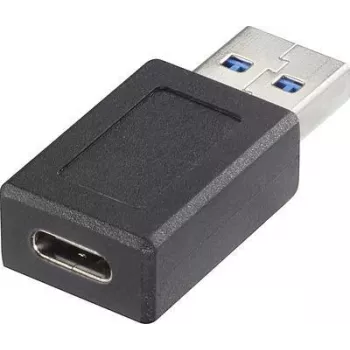 Renkforce Adaptador USB 2.0 [1x ficha USB 3.2 Gen 2 Type-A (USB 3.1) - 1x conector fêmea USB-C™] (RF-4538932)