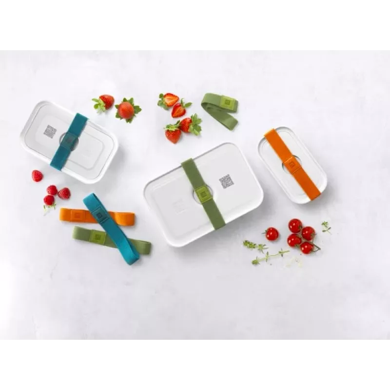 ZWILLING Fresh & Save conjunto inicial de vácuo em plástico M/L, 7 un., branco
