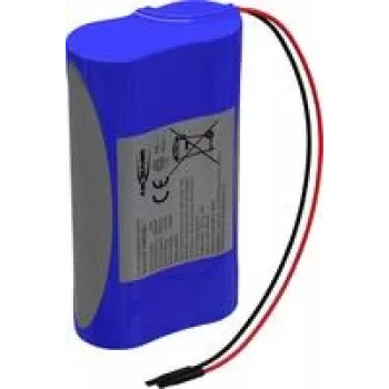 Ansmann 2S1P Conjunto de baterias 2x 18650 Cabo Li-Ion 7,2 V 2600 mAh 7,2 V 2600 (2447-3030-60)