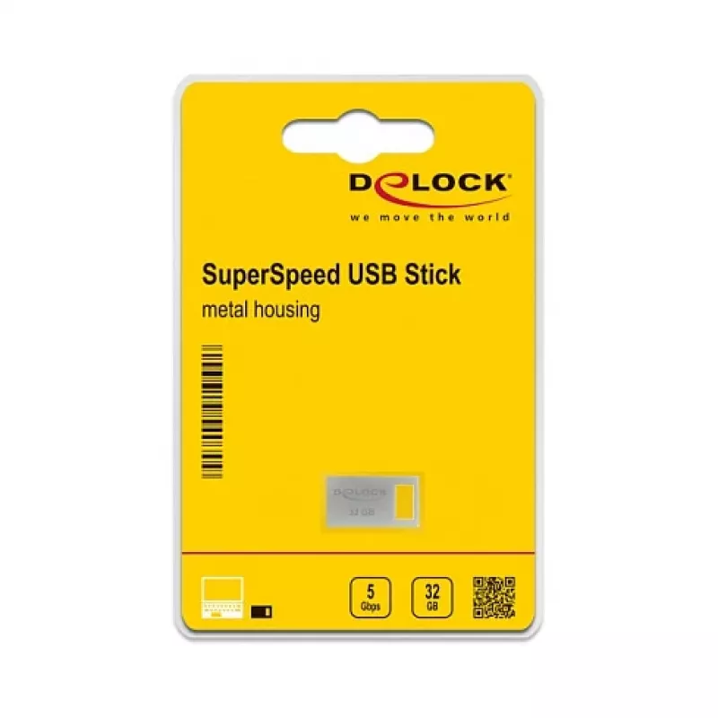 Pen drive USB DeLOCK 32GB USB Type-A 3.2 Gen 1 54070