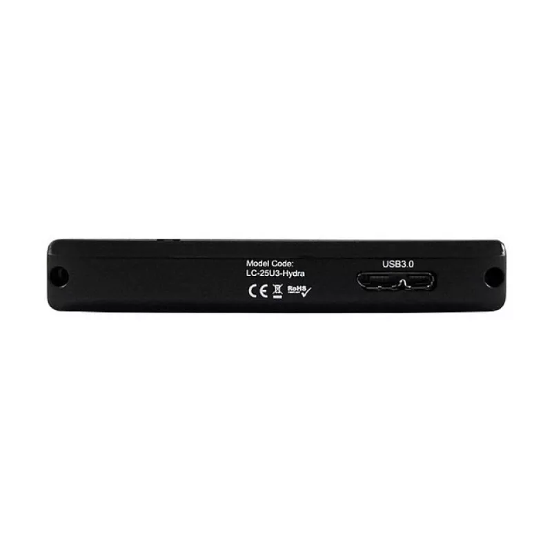 Caixa para HDD LC-Power LC-25U3-Hydra preto 2,5 polegadas